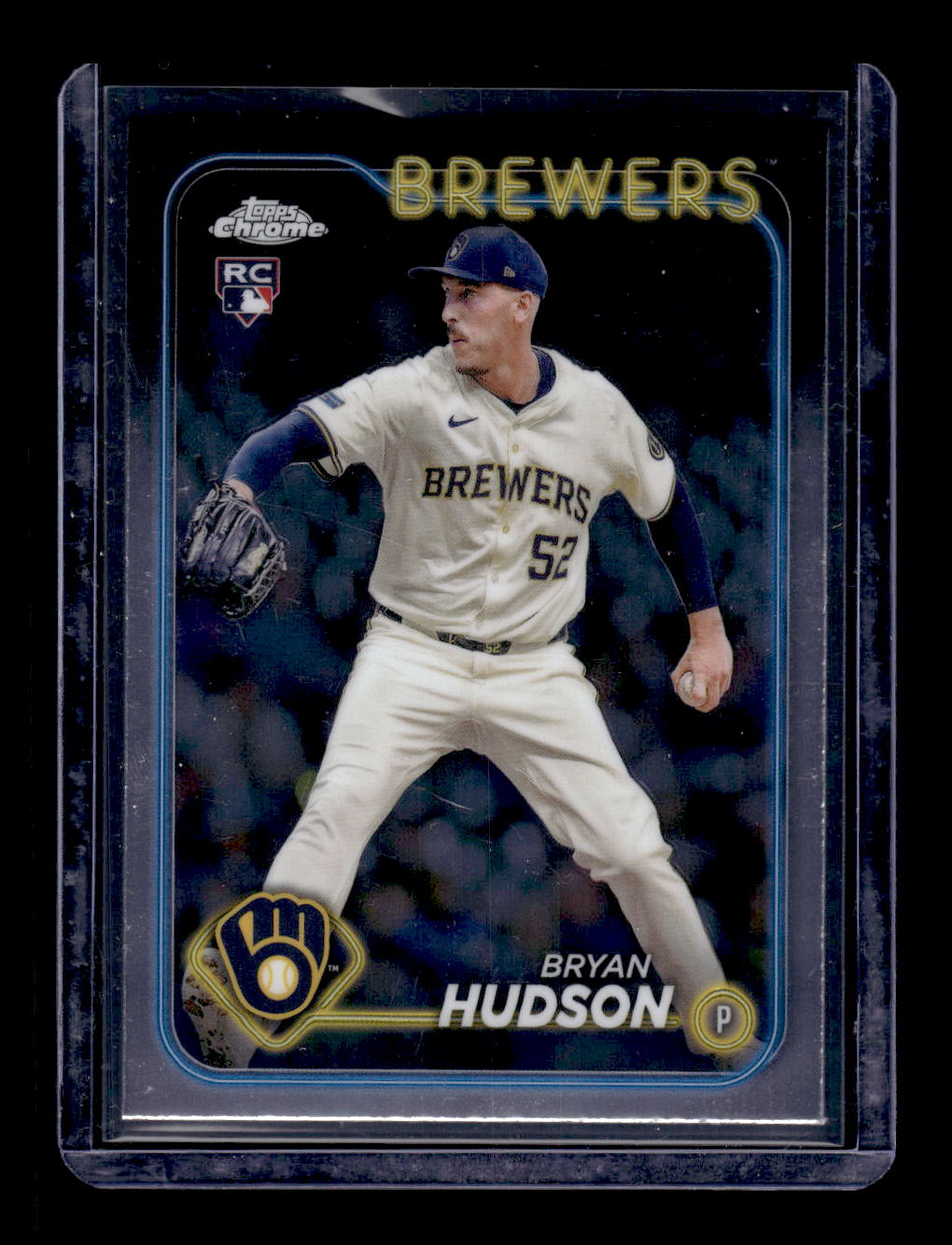 2024 Topps Chrome Update #USC169 Bryan Hudson (RC) (Milwaukee Brewers)