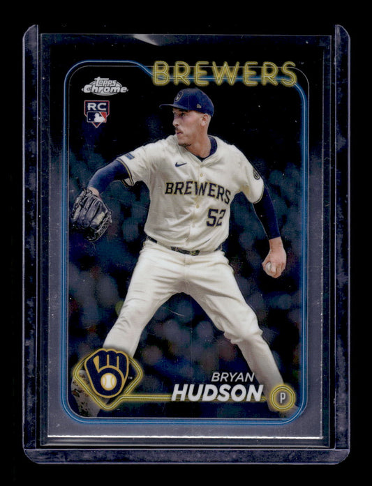 2024 Topps Chrome Update #USC169 Bryan Hudson (RC) (Milwaukee Brewers)