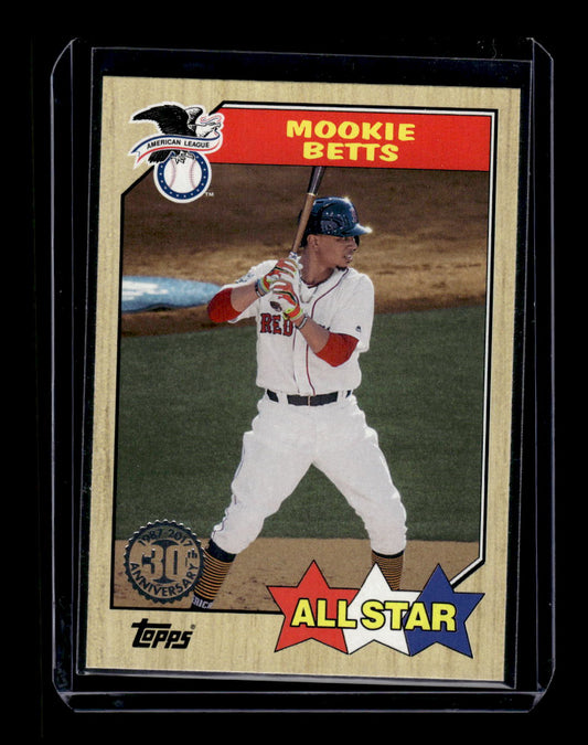 2017 Topps '87 Topps #87-190 Mookie Betts (Boston Red Sox)