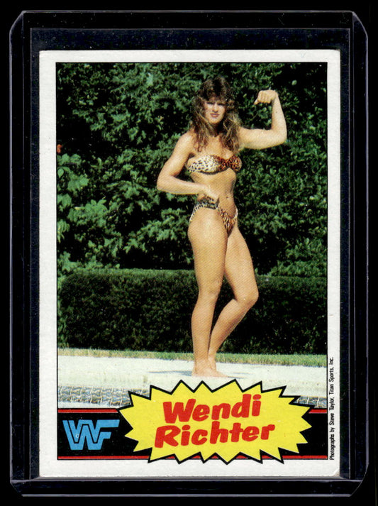 1985 Topps WWF Pro Wrestling Stars RC #8 Wendi Richter Rookie