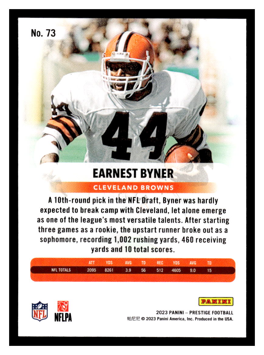 2023 Panini Prestige #73 Earnest Byner (Cleveland Browns)