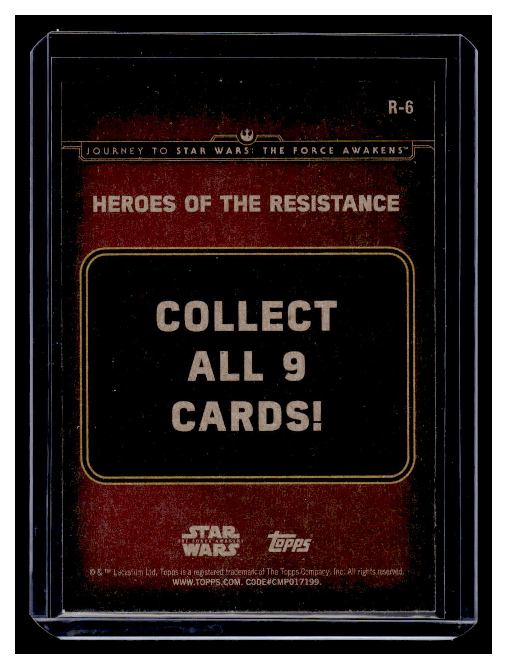 2015 Topps Star Wars Journey to The Force Awakens C-3PO #R-6