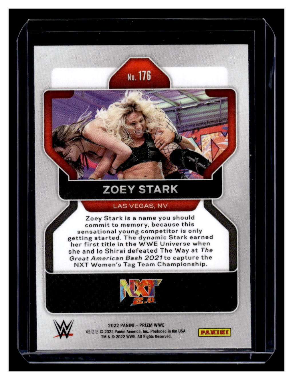 2022 Panini Prizm WWE  Zoey Stark #176