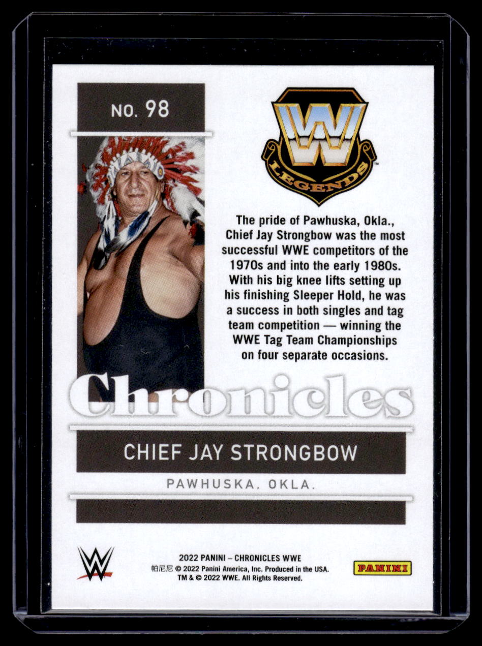 2022 Panini Chronicles WWE Chief Jay Strongbow #98