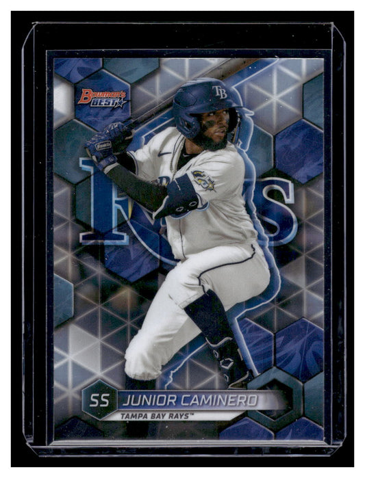 2023 Bowman's Best Top Prospects Refractors #TP18 Junior Caminero (Tampa Bay Rays)