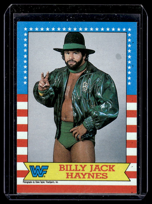 1987 Topps Wrestlemainia III Billy Jack Haynes #8