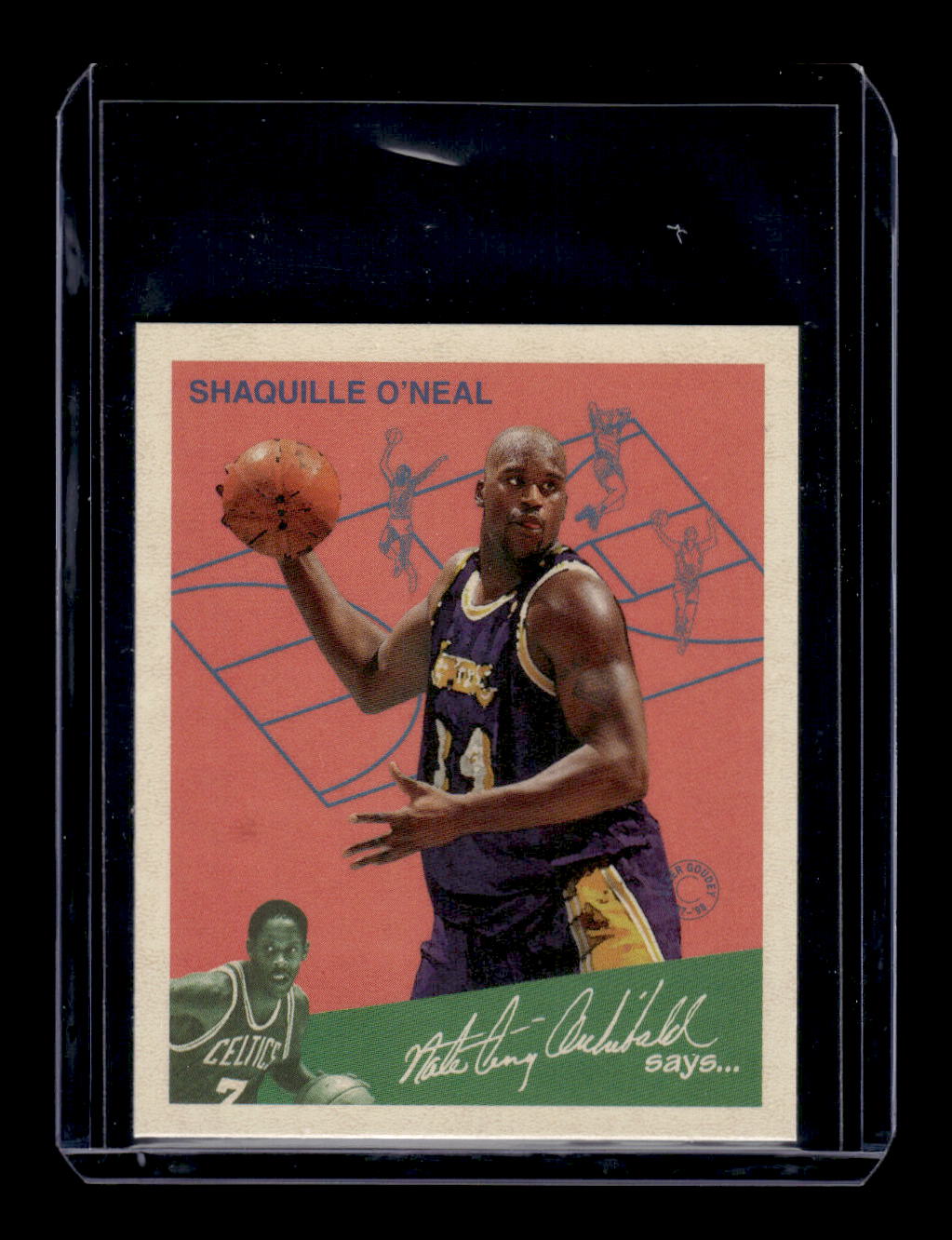 1997-98 Fleer Goudey Greats #8 Shaquille O'Neal (Los Angeles Lakers)