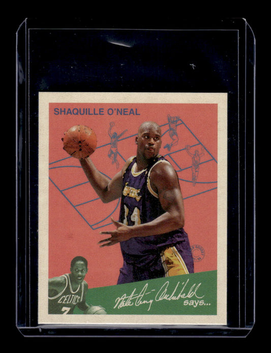 1997-98 Fleer Goudey Greats #8 Shaquille O'Neal (Los Angeles Lakers)