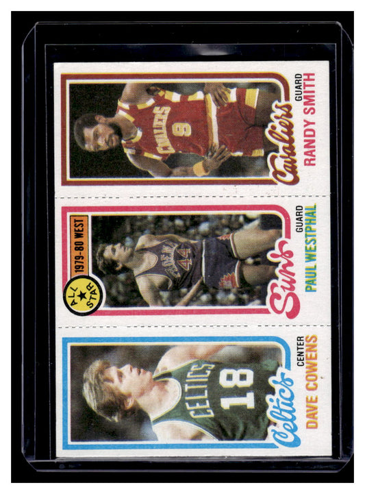 1980 Topps Dave Cowens #16 / Paul Westphal #36 / Randy Smith #59