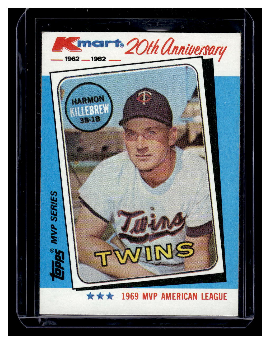 1982 Topps Kmart 20th Anniversary #15 Harmon Killebrew (Minnesota Twins)