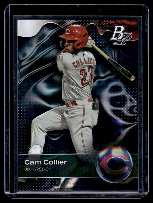 2023 Bowman Platinum Top Prospects #TOP-45 Cam Collier (Cincinnati Reds)