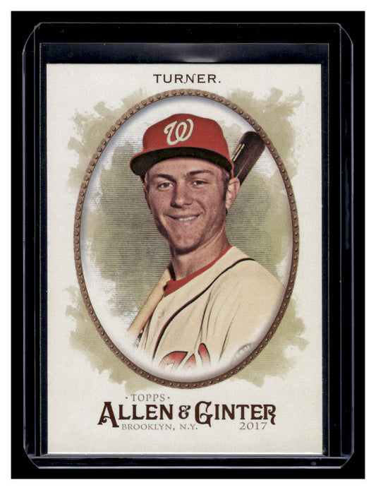 2017 Topps Allen & Ginter #255 Trea Turner (Washington Nationals)