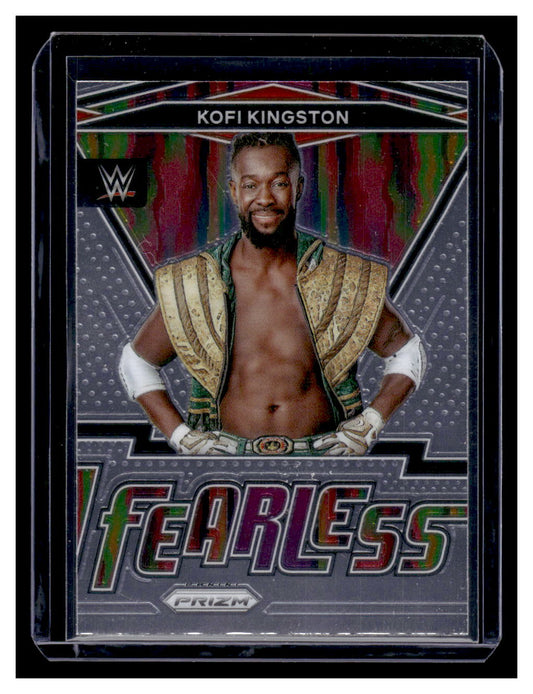 2022 Panini Prizm WWE "Fearless" Kofi Kingston #15