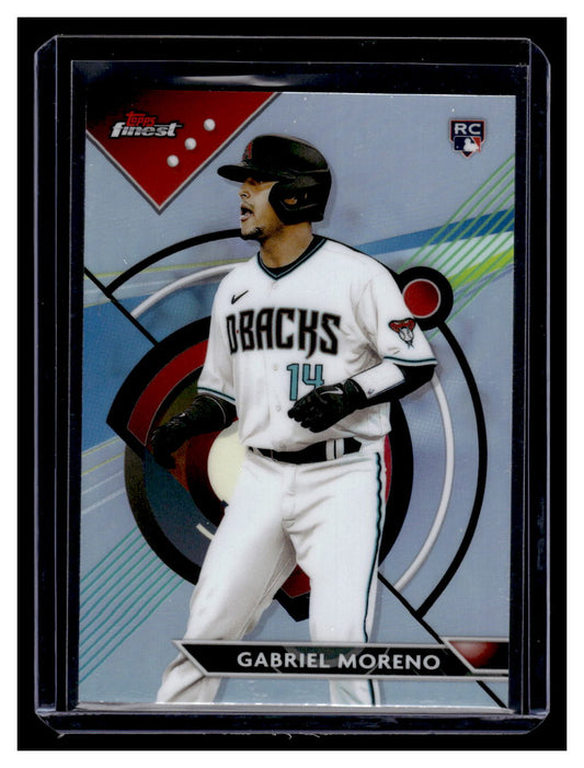 2023 Topps Finest #89 Gabriel Moreno Rookie RC (Arizona Diamondbacks)