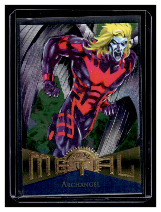 1995 Marvel Metal "Power Grid" Card #83 ARCHANGEL