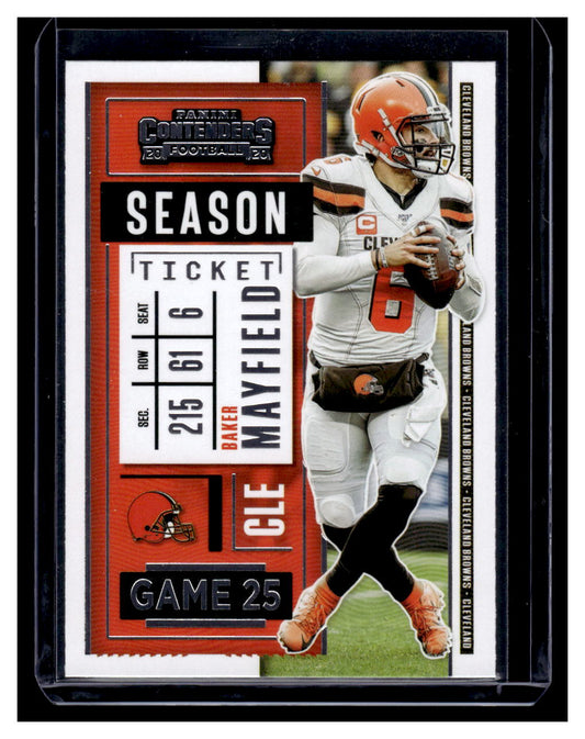 2020 Panini Contenders #14 Baker Mayfield (Cleveland Browns)