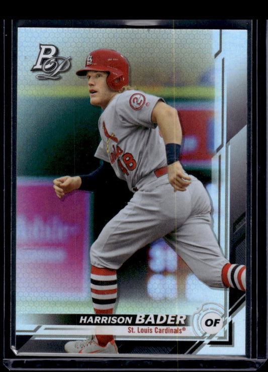 2019 Bowman Platinum #26 Harrison Bader (St. Louis Cardinals)