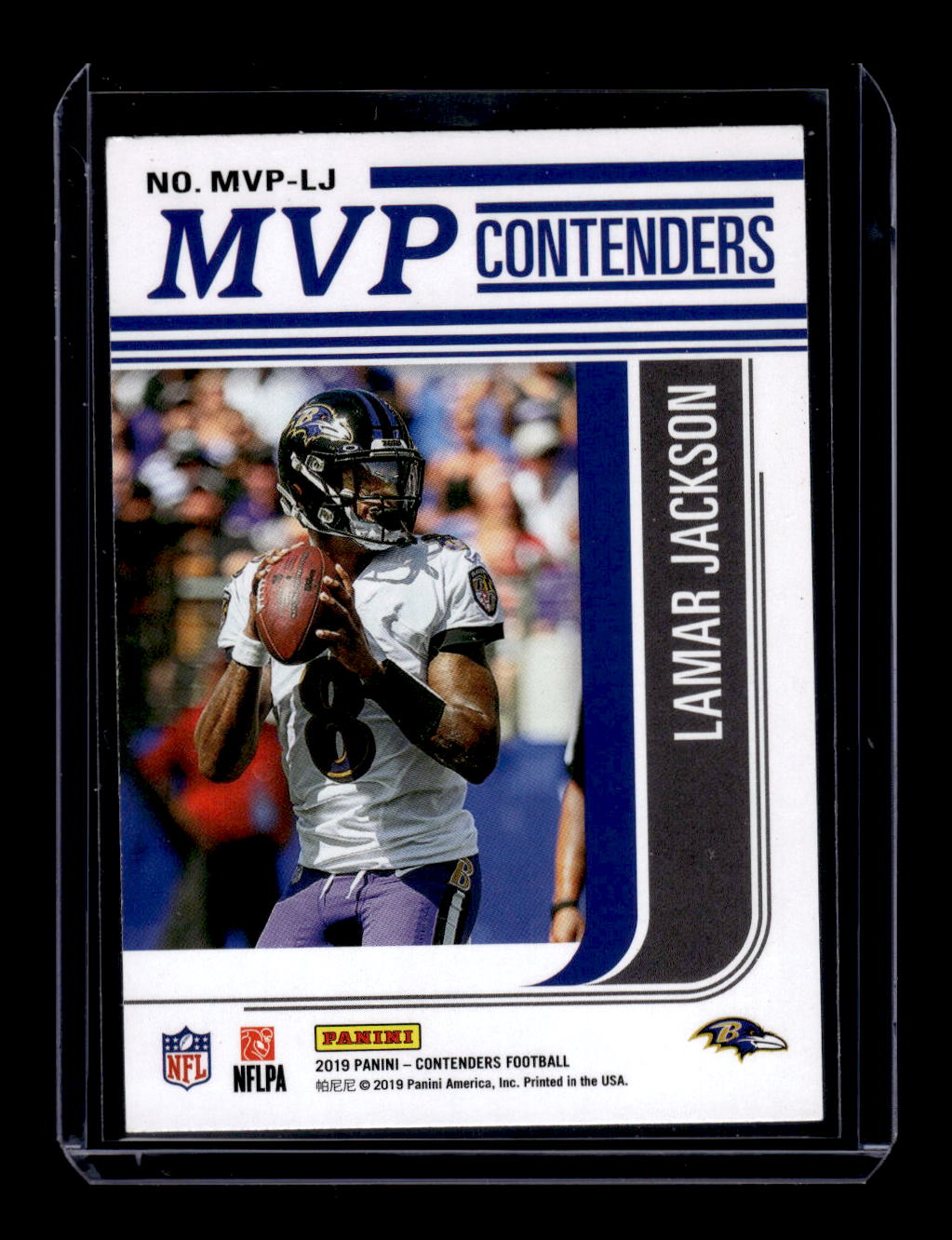 2019 Panini MVP Contender  #MVP-LJ Lamar Jackson (Baltimore Ravens)