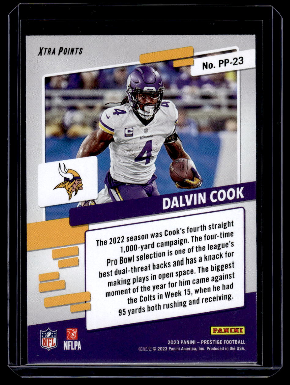 2023 Panini Prizm "Prestigous Pros" #PP-23 Dalvin Cook (Minnesota Vikings)