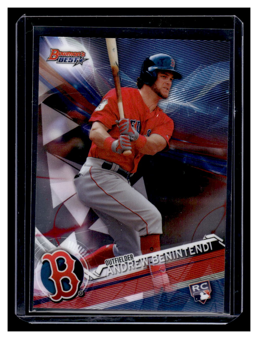 2017 Bowman's Best #14 Andre Benintendi Rookie RC (Boston Red Sox)