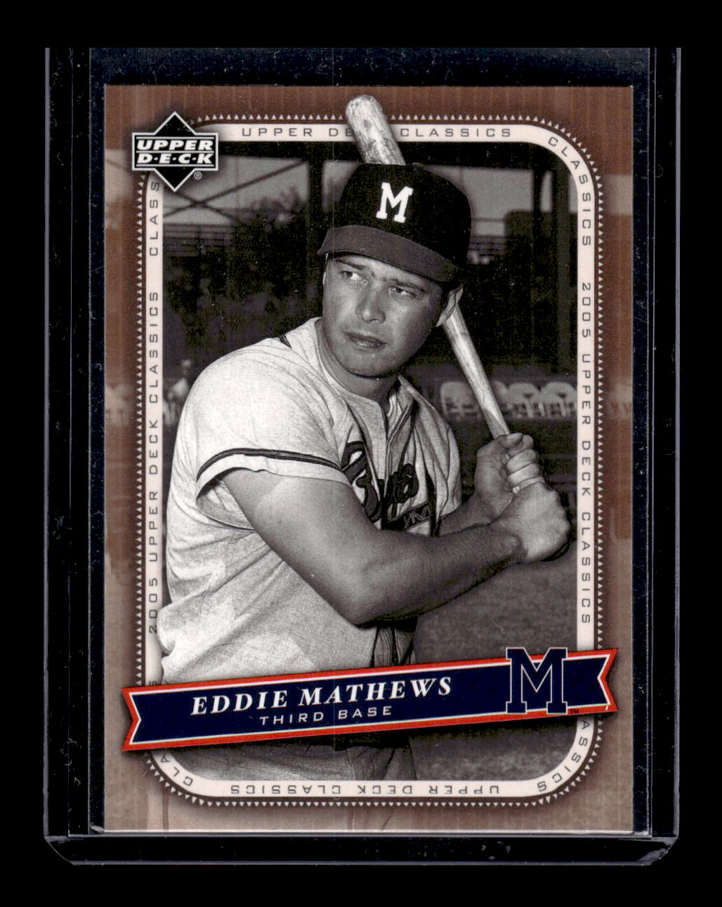 2005 Upper Deck Classics #31 Eddie Mathews (Milwaukee Braves)