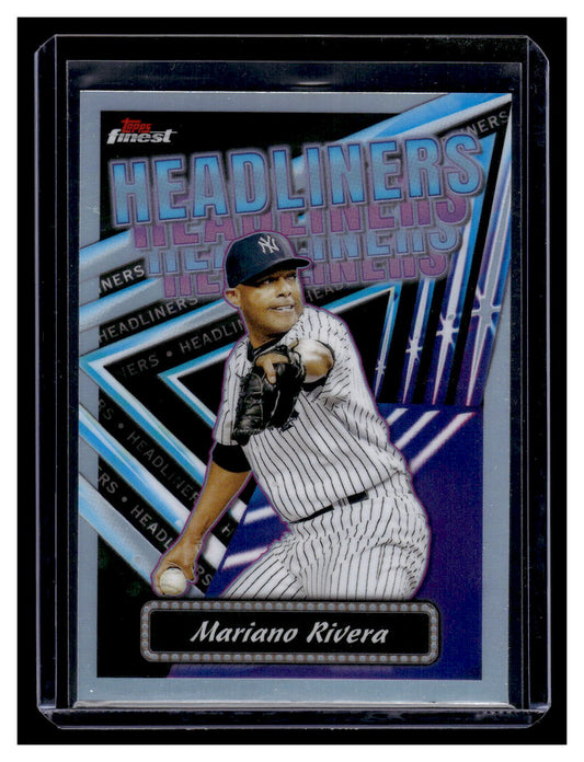 2023 Topps Finest "Headliners" #FH-9 Mariano Rivera (New York Yankees)