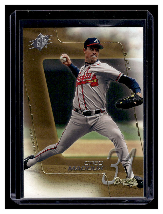 2001 SPx #46 Greg Maddux (Atlanta Braves)