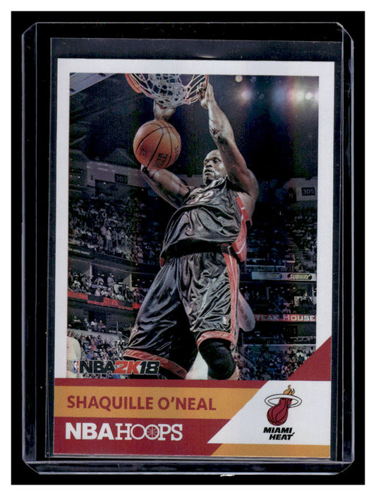 2017-18 NBA Hoops NBA2K18 Refractor Shaquille O’Neal (Miami Heat)