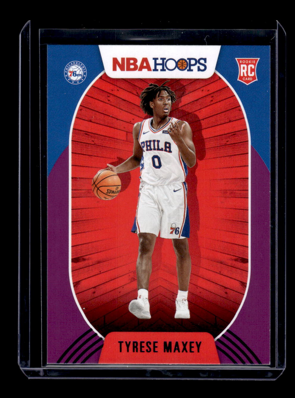 2020-21 NBA Hoops #207 Tyrese Maxey RC Rookie (Phiadelphia 76ers)