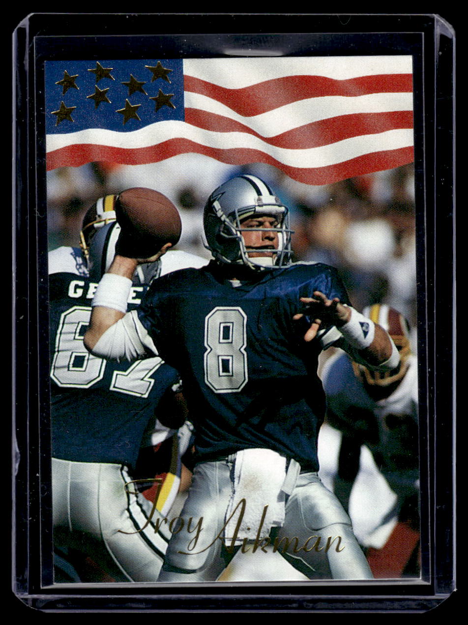 1992 All World Greats / Rookies #SG1 Troy Aikman (Dallas Cowboys)