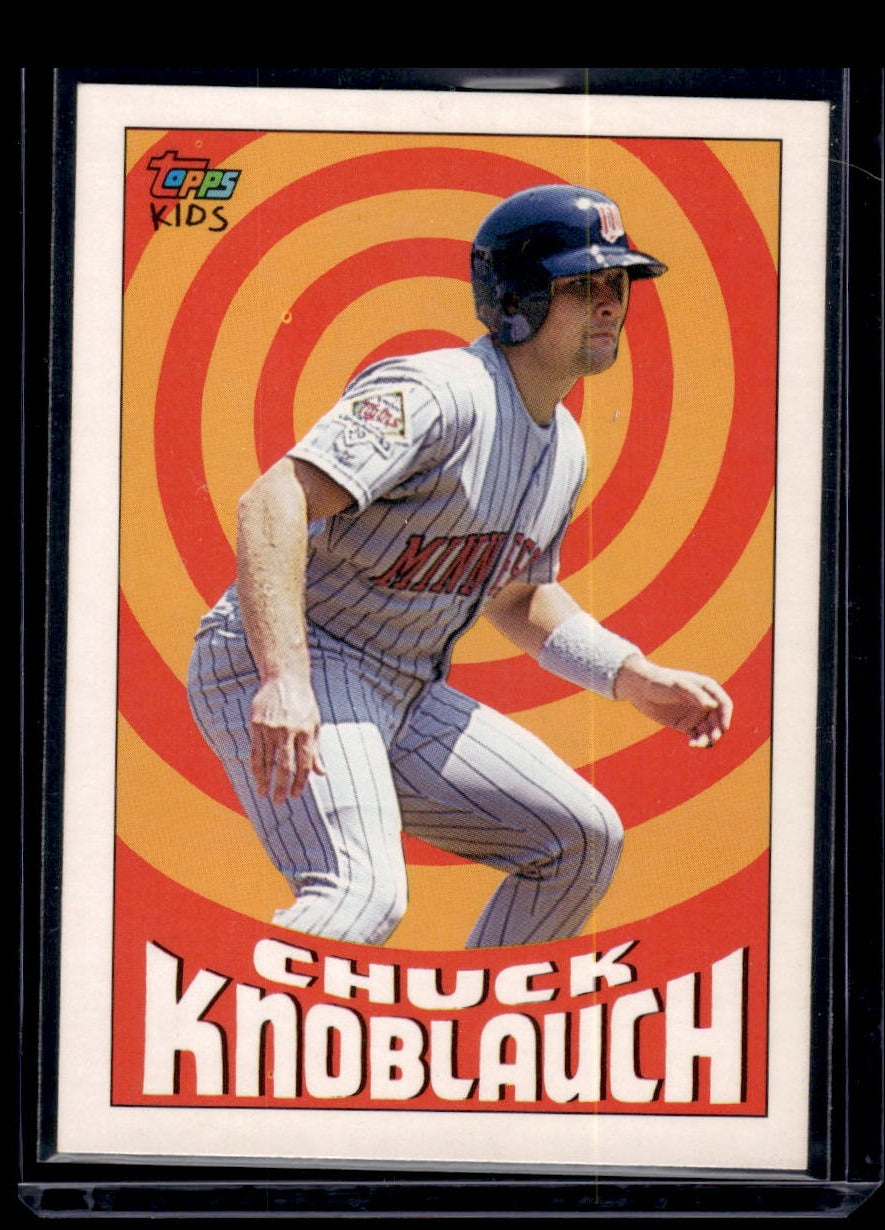 1992 Topps Kids #112 Chuck Knoblauch (Minnesota Twins)