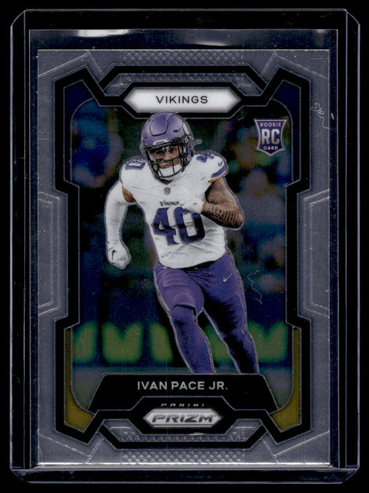 2023 Panini Prizm #366 Ivan Pace Jr. Rookie RC (Minnesota Vikings)