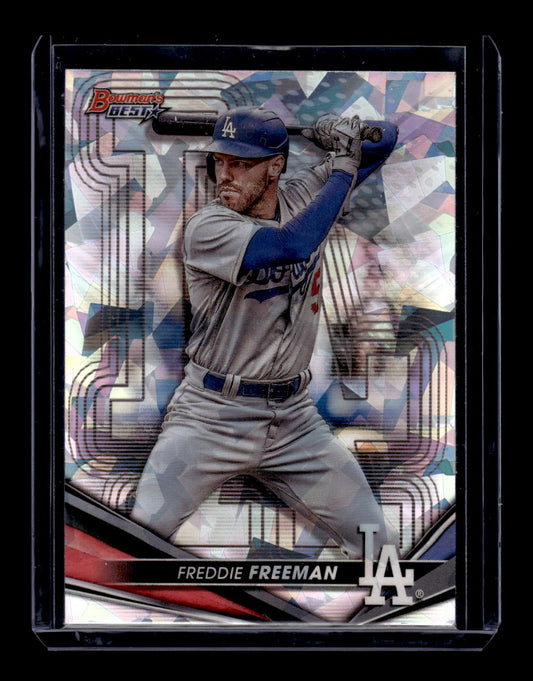 2022 Bowman's Best "Atomic Refractor" #37 Freddie Freeman (Los Angeles Dodgers)