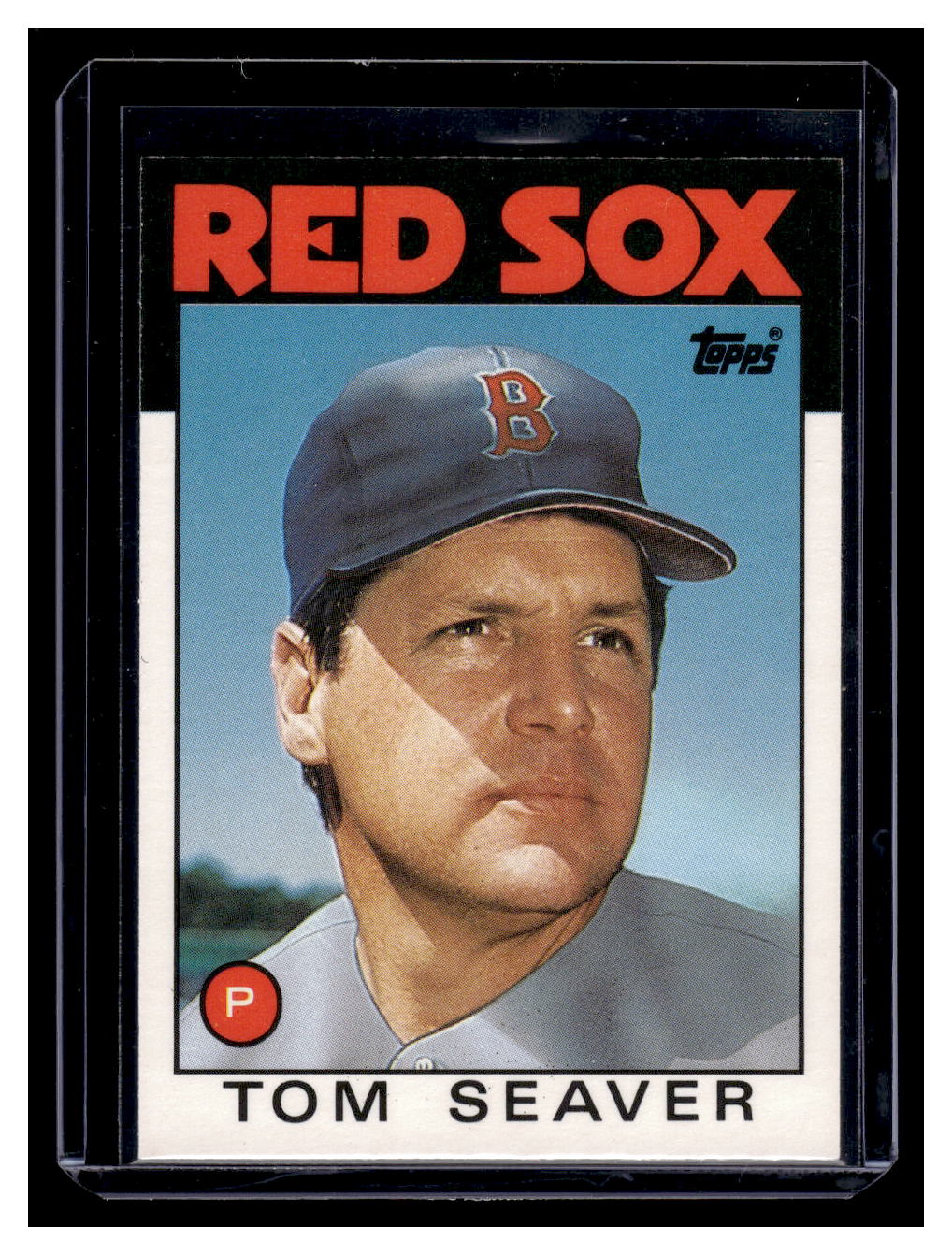 1986 Topps Traded #101T Tom Seaver (Boston Red Sox)