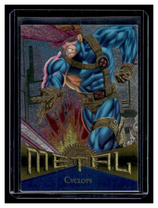 1995 Marvel Metal "Power Grid" Card #91 CYCLOPS