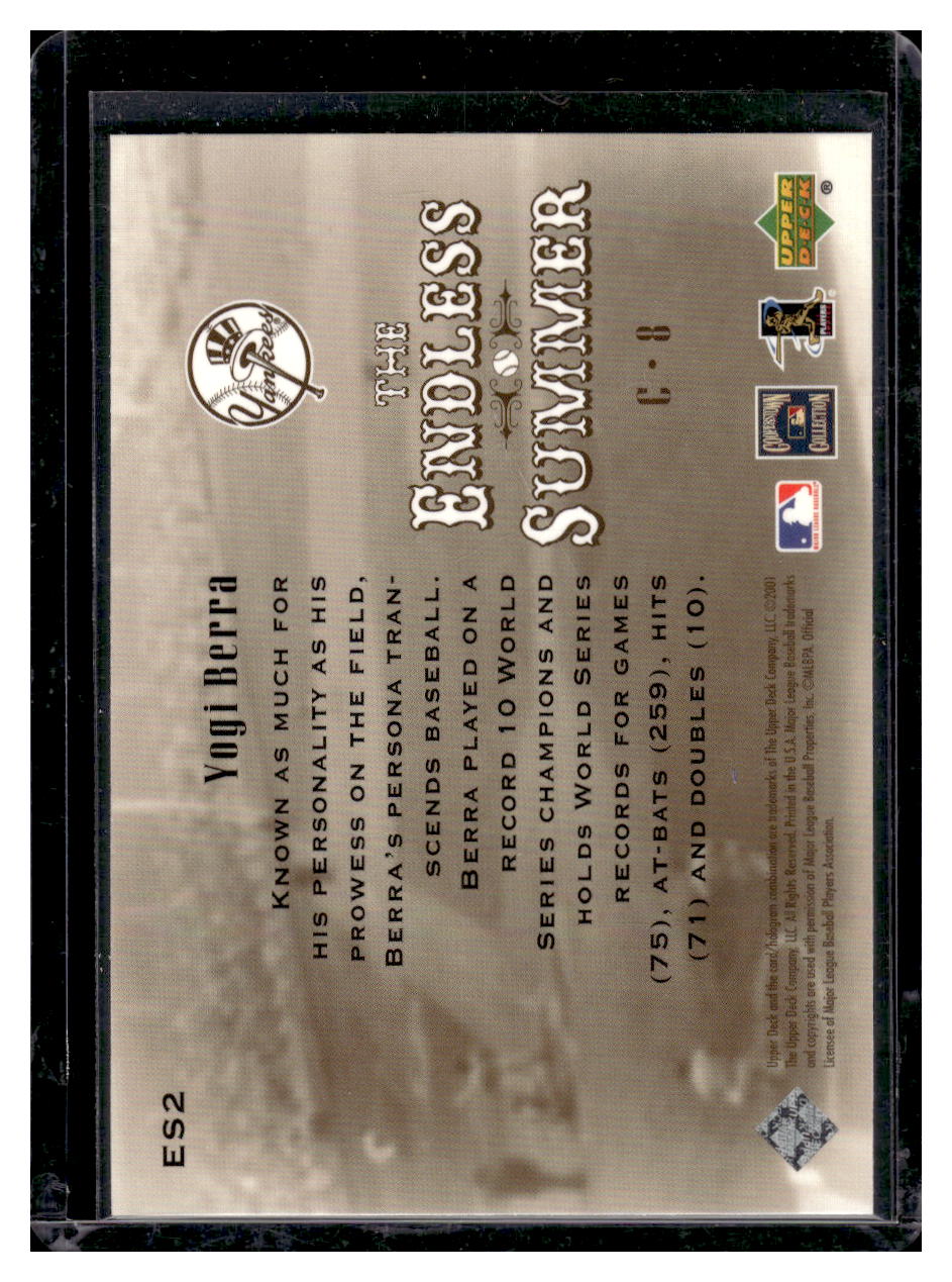 2001 Upper Deck Hall of Famers "Endless Summer" #ES2 Yogi Berra (New York Yankees)