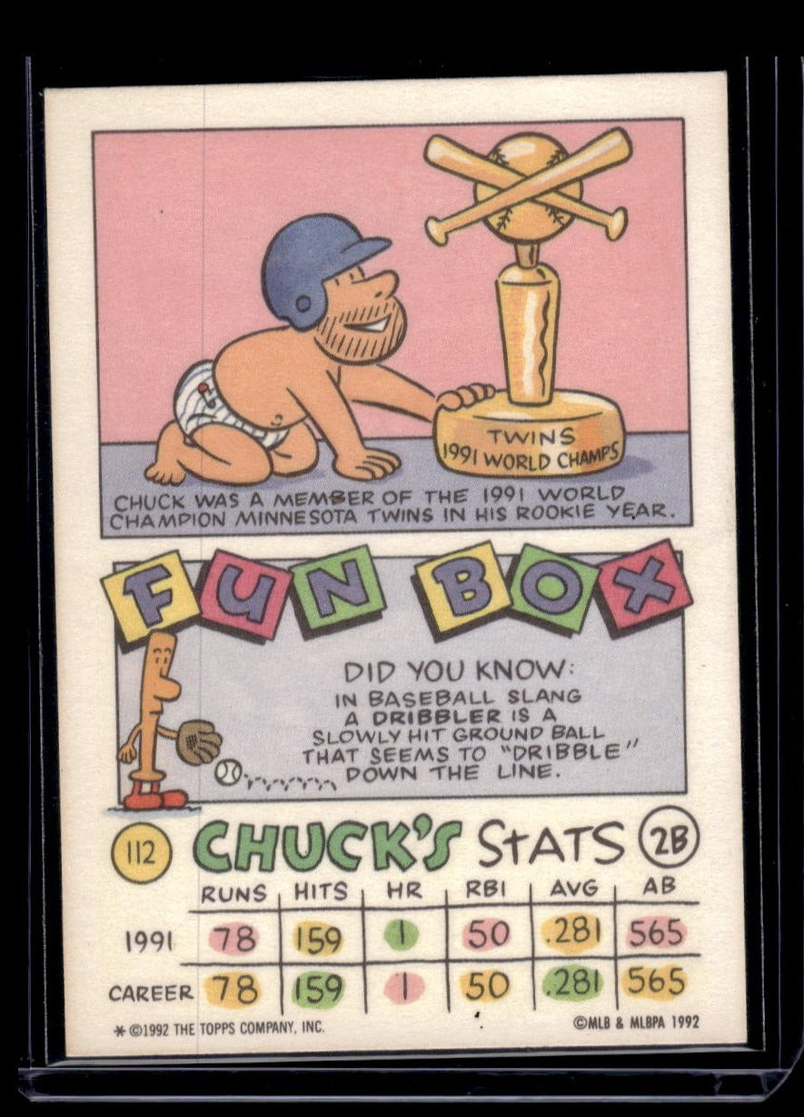 1992 Topps Kids #112 Chuck Knoblauch (Minnesota Twins)