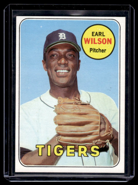 1969 Topps Earl Wilson #525 (Detroit Tigers)