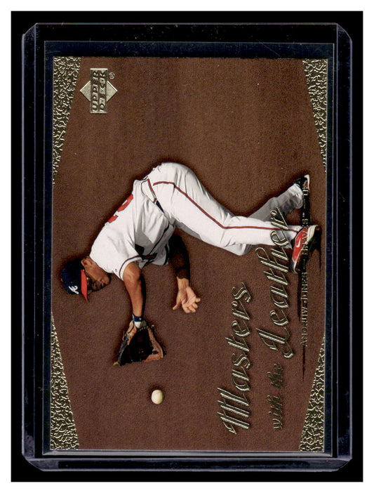 2003 Upper Deck "Masters with the Leather" #L2 Andruw Jones (Atlanta Braves)