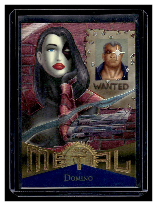 1995 Marvel Metal "Power Grid" Card #93 DOMINO