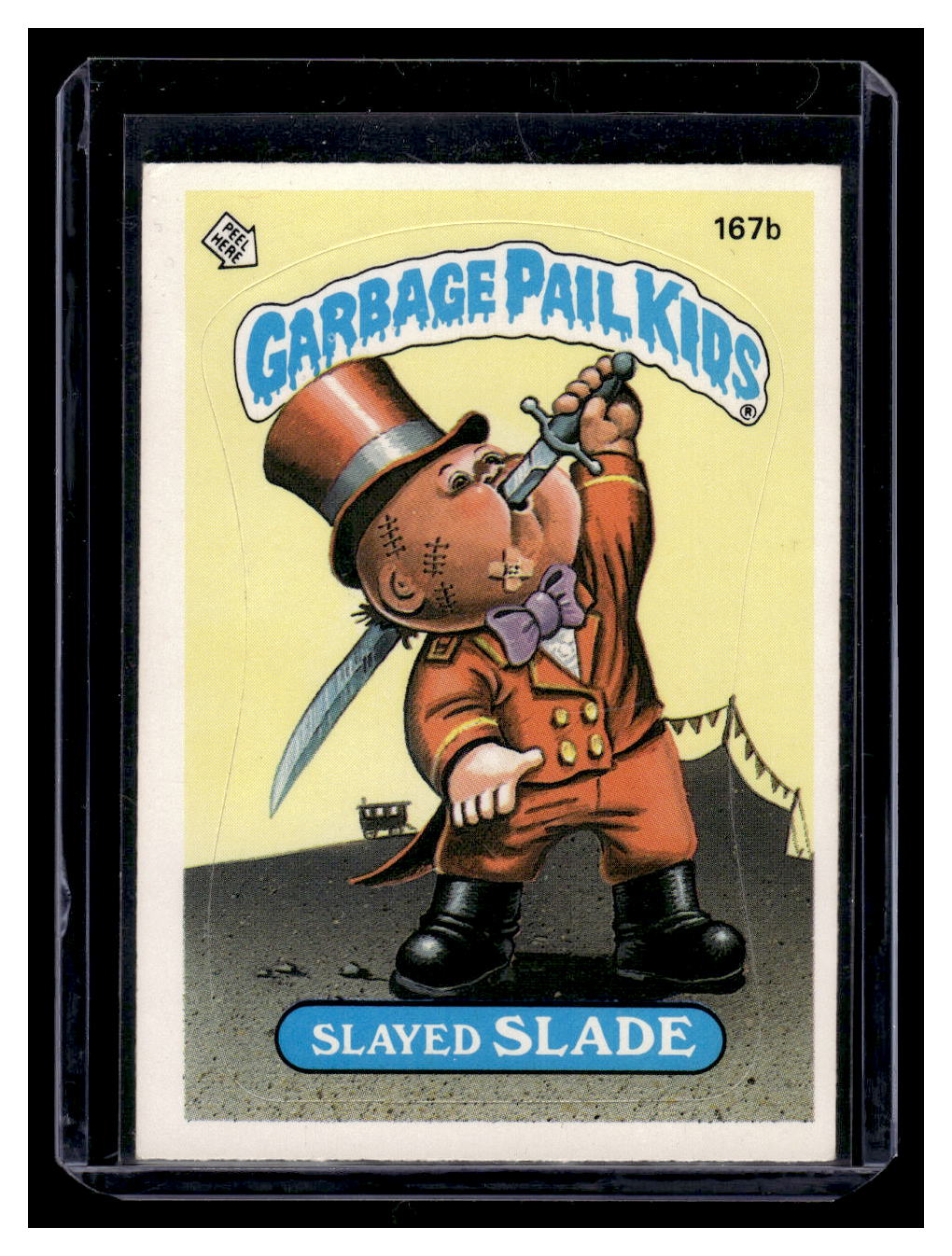 1986 Topps Garbage Pail Kids Slayed Slade 167b