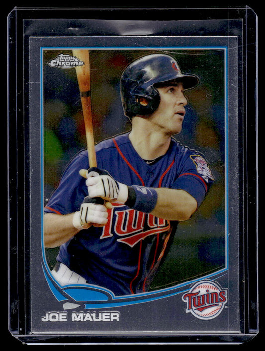 2013 Topps Chrome #38 Joe Mauer (Minnesota Twins)