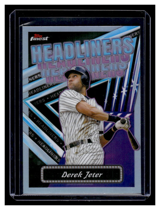 2023 Topps Finest "Headliners" #FH-15 Derek Jeter (New York Yankees)