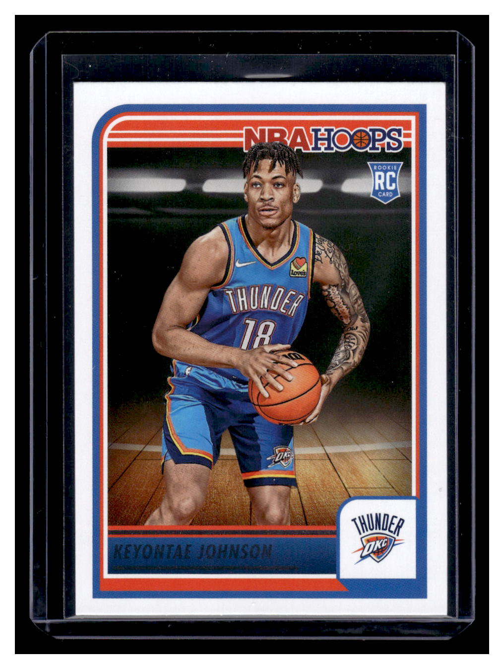 2023-24 NBA Hoops #263 Keyontae Johnson Rookie RC (Oklahoma Thunder)