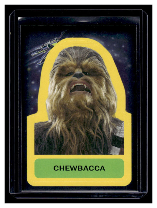 2015 Topps Star Wars Journey to The Force Awakens Stickers Chewbacca #S-7