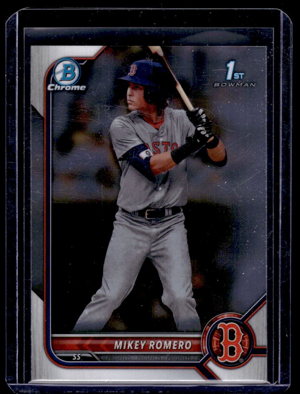 2022 Bowman Draft Chrome #BDC-42 Mikey Romero (Boston Red Sox)