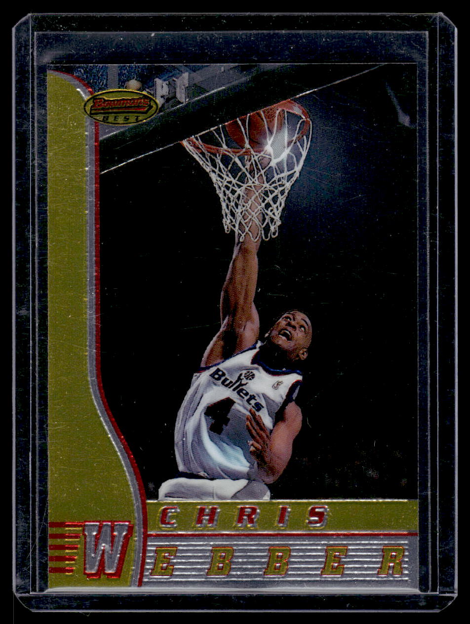 1996 Bowman's Best #27 Chris Webber (Washington Bullets / Wizards)