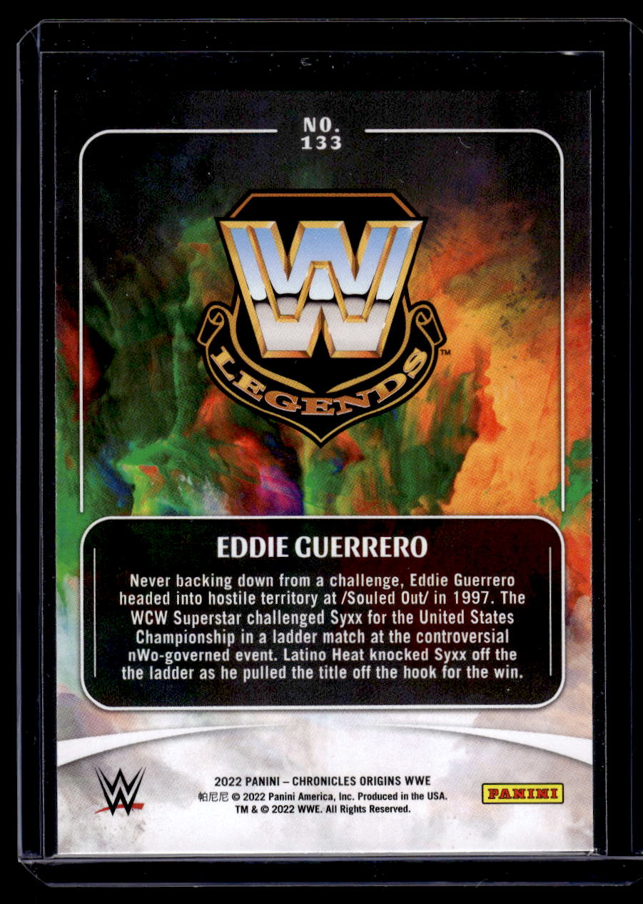 2022 Panini Chronicles Origins WWE Eddie Guerrero Card #133