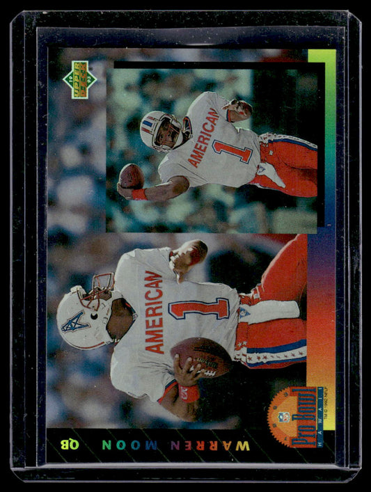 1993 Upper Deck Pro Bowl #PB3 Warren Moon (Houston Oilers)