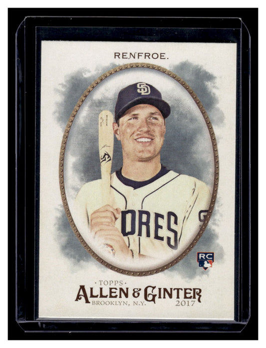 2017 Topps Allen & Ginter #285 Hunter Renfroe Rookie RC (San Diego Padres)